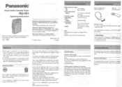 Panasonic RQV61 RQV61 User Guide