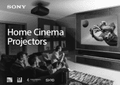 Sony VPL-HW45 2016 Home Theater Projectors Brochure Large File - 10.3 MB