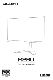 Gigabyte M28U GIGABYTE User Manual