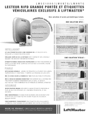 LiftMaster LMSC1000 LMSC1000 Product Guide French