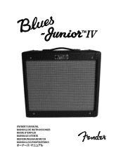 Fender Blues Junior IV Owner Manual