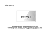 Hisense 50H6590F Quick Start Guide