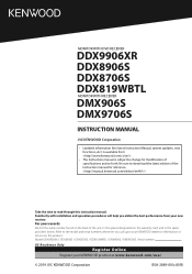Kenwood DMX906S Instruction Manual