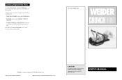 Weider Wemc1016 Instruction Manual