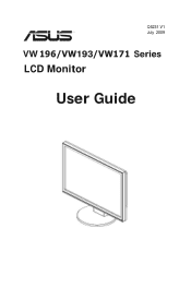 Asus VW196T User Manual