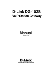 D-Link DG-102S Product Manual