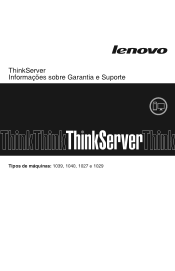 Lenovo ThinkServer TD230 (Portuguese) Warranty and Support Information