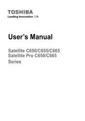 Toshiba C650 PSC2FC-00K004 Users Manual Canada; English