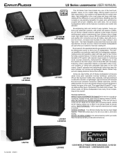 Carvin LS1502M LSseries manual