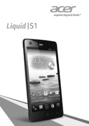 Acer Liquid S510 User Manual for Single SIM