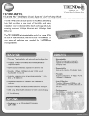 TRENDnet TE100-DX16 Data Sheet