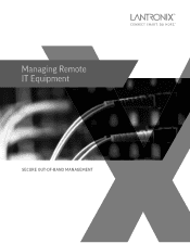 Lantronix Lantronix SLB IT Management Brochure