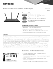 Netgear R6400 Product Data Sheet