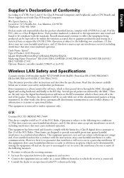 Epson PowerLite EB-L630U Warranty Statement for U.S. and Canada