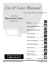 Frigidaire FMCB157GB Use and Care Manual