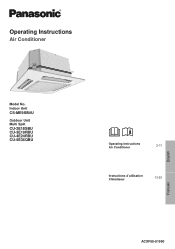 Panasonic CS-ME9SB4U operation manual