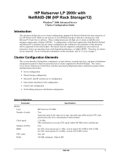 HP D7171A hp netserver lp 2000r netraid-2m config guide Â— for Microsoft Windows 2000 A.S. Clusters.  PDF, 81K, 10/2/2002