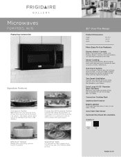 Frigidaire FGMV153CLB Product Specifications Sheet (English)