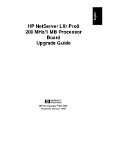 HP D7171A HP Netserver LXr Pro8