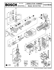 Bosch 11317EVS Parts List
