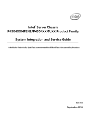 Intel S2600CW Service guide for Intel Server Board S2600CW Family