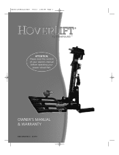 Hoveround HOVERLIFT for Vehicles User Manual