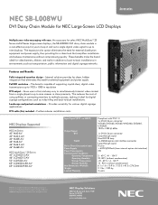 NEC M46-AV SB-L008WU accessory brochure