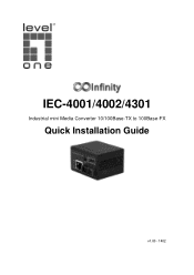 LevelOne IEC-4301 Quick Install Guide