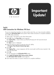 HP 990cxi HP DeskJet 990C Series Printer - (English, Spanish, French, Portuguese) Additional USB Information