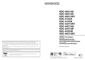 Kenwood KDC-455UW User Manual 1