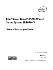 Intel S5500HV Product Specification