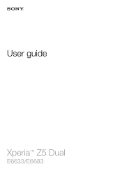 Sony Xperia Z5 Dual Help Guide