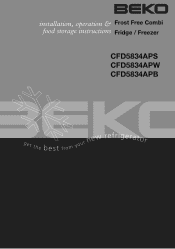 Beko CFD5834AP User Manual