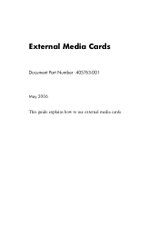 Compaq nc4400 External Media Cards