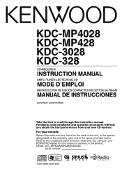 Kenwood KDC3028 Instruction Manual