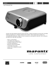 Marantz VP4001 VP4001 Spec Sheet