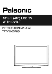 Palsonic TFTV4005FHD Owners Manual