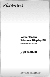 Actiontec ScreenBeam Wireless Display Kit User Manual