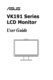 Asus VK191D VK191 Series user's manual