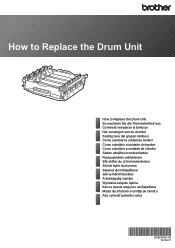 Brother International HL-L8260CDW Drum Unit Replacement Guide