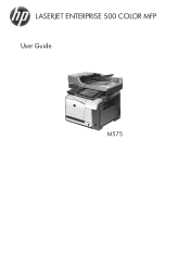 HP Color LaserJet Managed MFP M575 User Guide