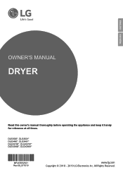 LG DLG3461V Owners Manual