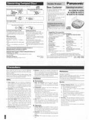 Panasonic SLS220 SLS220 User Guide