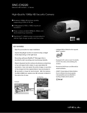 Sony SNC-CH220 Brochure
