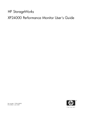 HP XP20000 HP StorageWorks XP24000 Performance Monitor User's Guide, v01 (T5214-96008, June 2007)