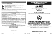 Lasko 4924 User Manual