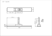 NEC LCD5220-AVT ST-5220 mechancial drawing