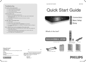 Philips BDP7200 Quick start guide