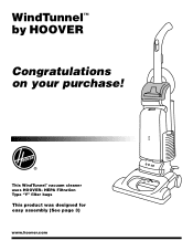 Hoover U5458910 Manual