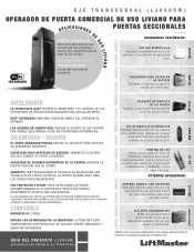 LiftMaster LJ8900W LJ8900W Product Guide - Spanish
